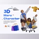 Download UI8 – Maru 3D Characters