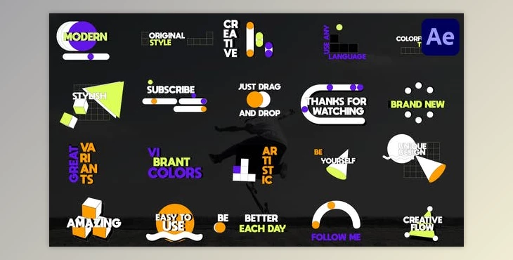 Download Colorful Motion Titles for After Effects (Videohive 43895718) - AE Project