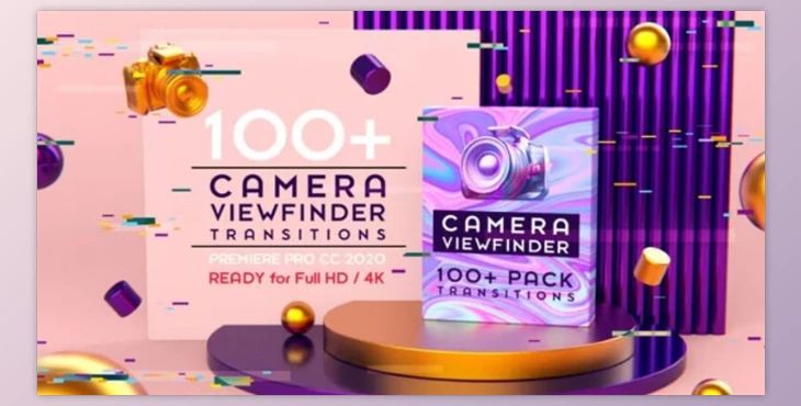 Download Motion Array Camera Viewfinder Transitions Pack 100+
