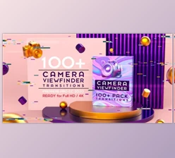 Download Motion Array Camera Viewfinder Transitions Pack 100+