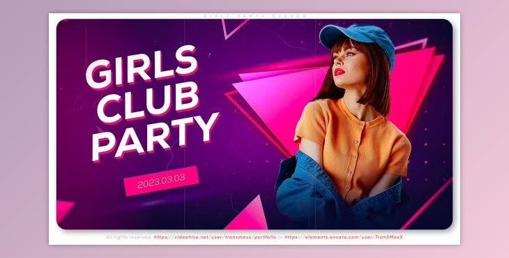 Download Girls Party Opener (Videohive 43902595) - AE Project