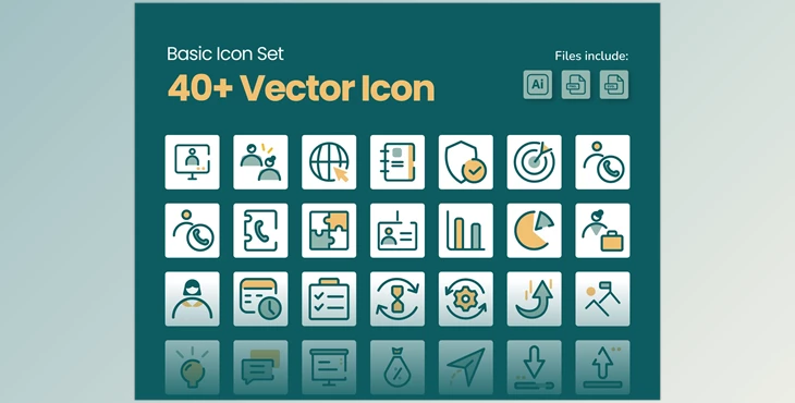 Download UI8 – Basic Icon Set