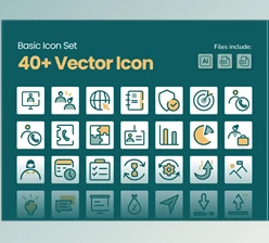 Download UI8 – Basic Icon Set