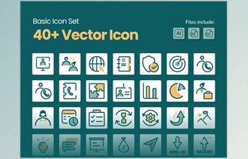 Download <span class='badge badge-warning'>UI8</span> – Basic Icon Set