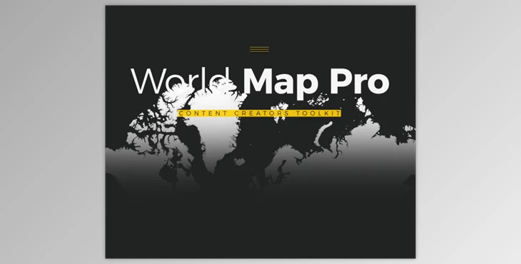 Download World Map Pro – Content Creators ToolKit (Videohive 43152841) - AE Project