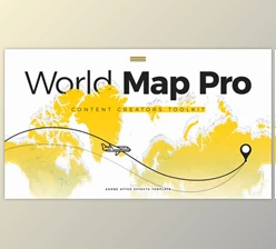 Download World Map Pro – Content Creators ToolKit (Videohive 43152841) - AE Project