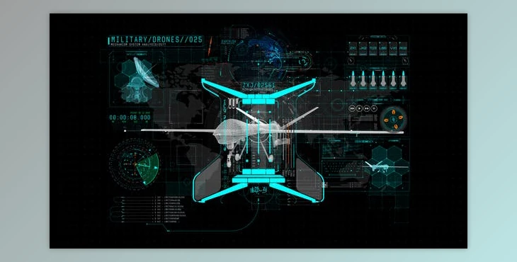 Download HUD Info Miltary Drone (Videohive 44110429) - AE Project