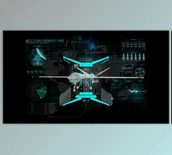Download HUD Info Miltary Drone (Videohive 44110429) - AE Project