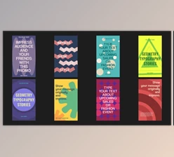 Download Geometry Typography Stories (Videohive 43220764) - AE Project