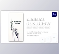 Download Minimal Slideshow – Instagram Reels, TikTok Post, Short Stories (Videohive 43990518) - AE Project