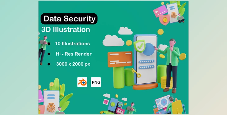 Download UI8 – 3D Data Security Pack