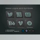 Download UI8 – Glass Logos and Symbols