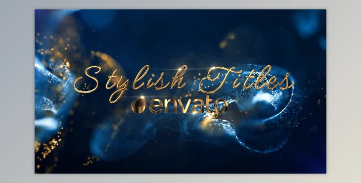 Download Gold Stylish Titles (Videohive 44117112) - AE Project