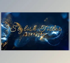 Download Gold Stylish Titles (Videohive 44117112) - AE Project
