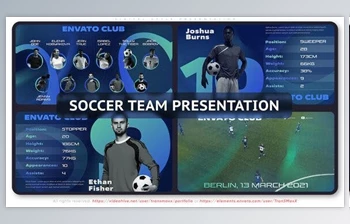 Download Soccer Team <span class='badge badge-warning'>Presentation</span> (<span class='badge badge-warning'>Videohive</span> 43988786) - AE <span class='badge badge-warning'>Project</span>