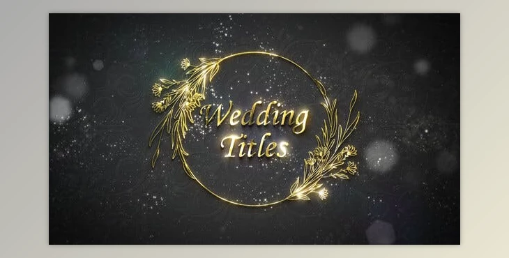 Download Floral Wedding Titles (Videohive 44153486) - AE Project