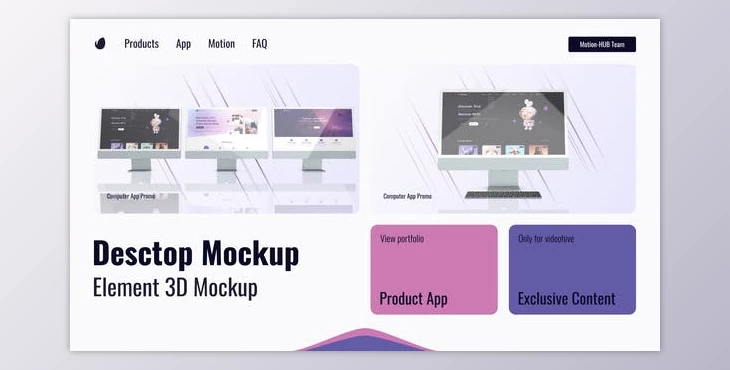 Download Desktop Promo Website Presentation (Videohive 44189188) - AE Project