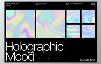 Download Holographic Mood Textures <span class='badge badge-warning'>Creativemarket</span> - 12718181