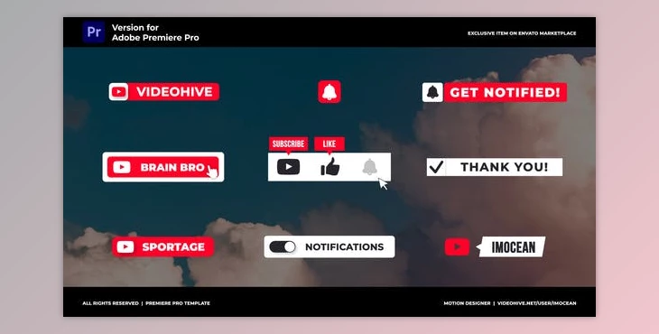 Download Subscribe Buttons (Videohive 44198617)