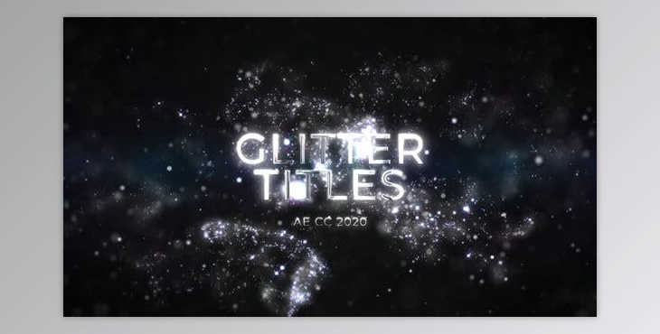 Download Luxury Silver Glitter Titles (Videohive 44317131) - AE Project