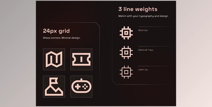 Download UI8 – Iconix Sharp Line Icons