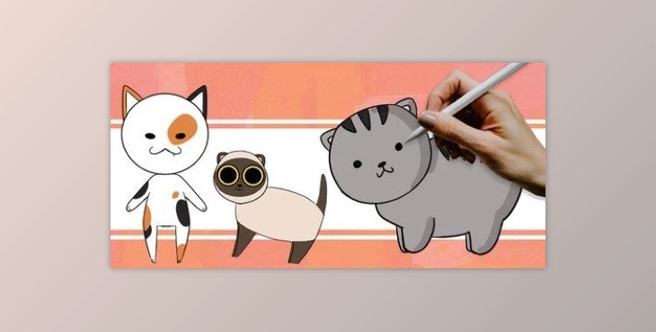 Download How To Draw Cute Cartoon Chibi Cats: Kawaii Drawing Course