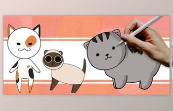 Download How To Draw Cute Cartoon Chibi Cats: Kawaii Drawing <span class='badge badge-warning'>Course</span>