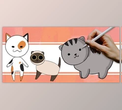 Download How To Draw Cute Cartoon Chibi Cats: Kawaii Drawing Course