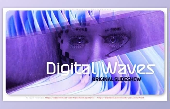Download Digital <span class='badge badge-warning'>Waves</span> Slideshow (Videohive 44326736) - AE Project
