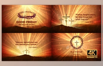 Download <span class='badge badge-warning'>Good</span> Friday Easter Worship Opener (Videohive 44461995) - AE Project