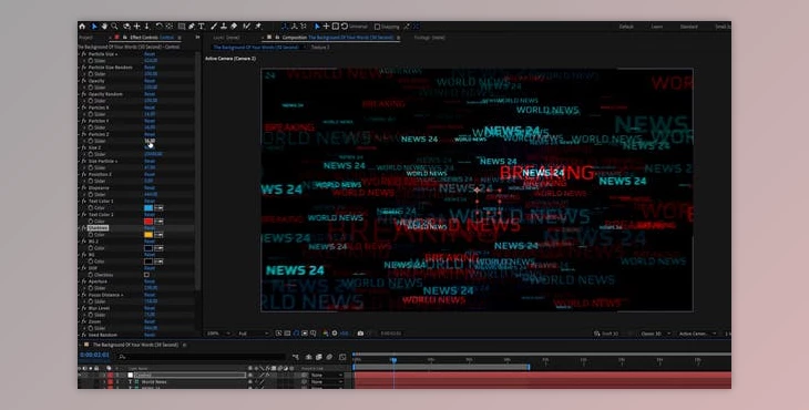 Download Words Background After Effects (Videohive 44381834) - AE Project