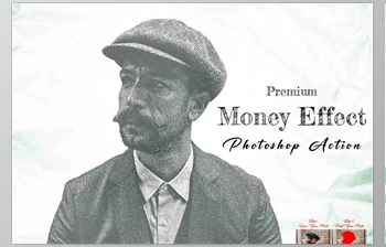 Download Premium Money Effect Photoshop <span class='badge badge-warning'>Action</span>
