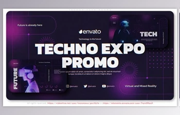 Download <span class='badge badge-warning'>Techno</span> EXPO Promo (Videohive 44534077) - AE Project