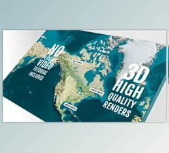 Download 3D Physical Map – North America (Videohive 44525334) - AE Project