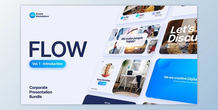 Download Flow – Corporate Presentation Bundle | Vol. 1 (Videohive 43194087) - AE Project