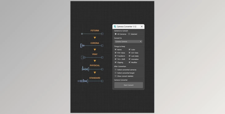 Download Smart Camera View v3.93 upto 3dsMax 2024