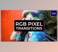 Download RGB Pixel Transitions for After Effects (Videohive 44452835) - AE Project
