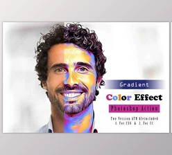 Download Gradient Color Effect PS Action Creativemarket - 13477952