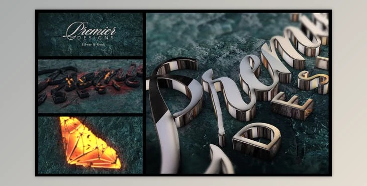 Download Gold-Silver-Metal And Hot Stone (Videohive 41499286) - AE Project