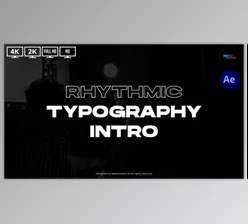 Download Rhythmic Typography Intro (Videohive 44475428) - AE Project