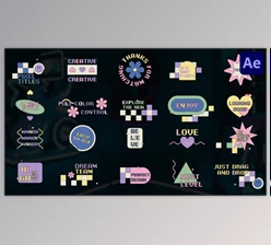 Download Pixel Colorful Creative Titles for After Effects (Videohive 44475753) - AE Project