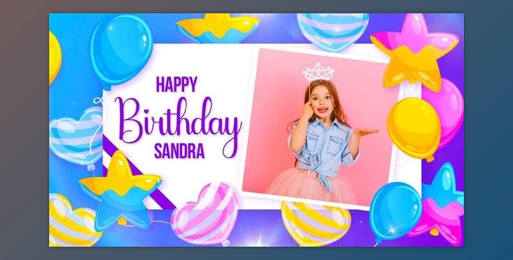 Download Happy Birthday Sandra Slideshow (MOGRT) (Videohive 44626777)