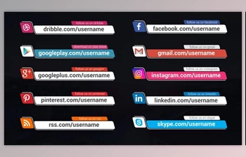 Download Social <span class='badge badge-warning'>Media</span> Lower Thirds (Videohive 44659126) - AE Project