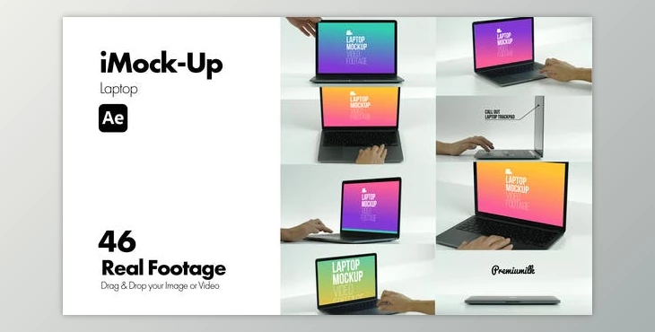 Download iMock-Up Laptop for After Effects (Videohive 44762438) - AE Project