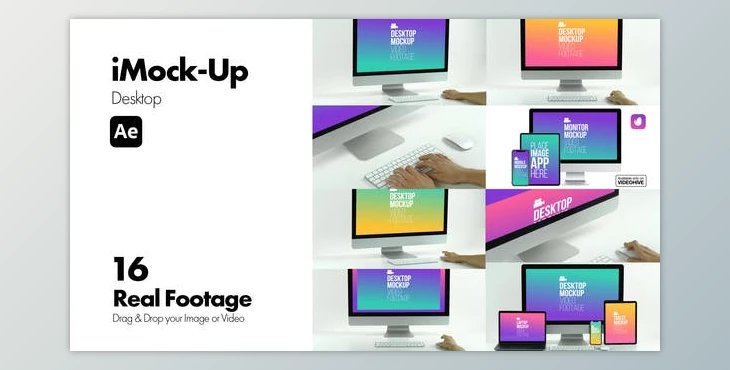 Download iMock-Up Desktop for After Effects (Videohive 44762458) - AE Project