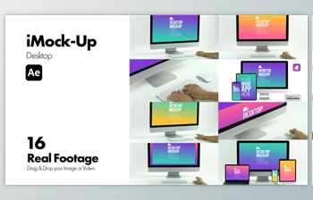 Download <span class='badge badge-warning'>iMock</span>-Up Desktop for After Effects (Videohive 44762458) - AE Project