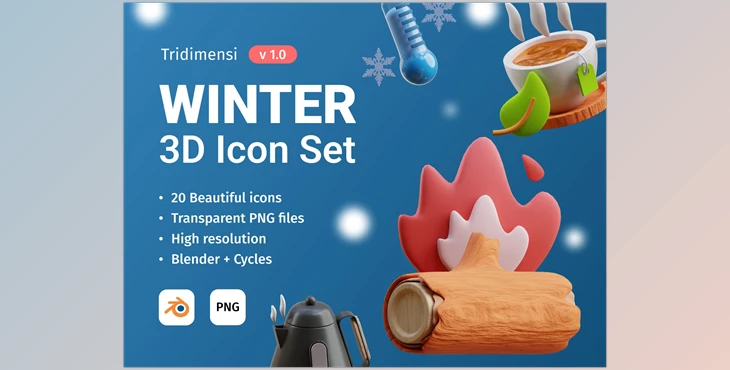 Download 3D Winter Transparent PNG