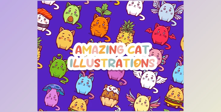 Download Amazing Cat Illustrations