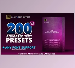 Download Motion Array 200 Text Presets