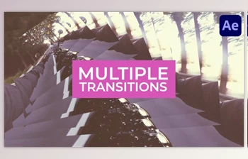 Download Multiple Transitions for After <span class='badge badge-warning'>Effects</span> (Videohive 44676064) - AE Project
